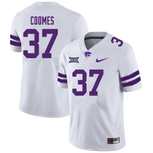 Mens K-State #37 Kirk Coomes White Embroidery Jersey 358843-125