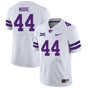 Mens K-State #44 Christian Moore White NCAA Jersey 887970-181