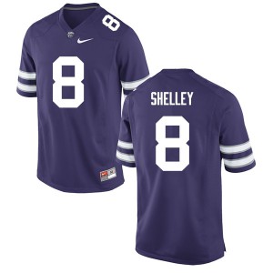 Men KSU #8 Duke Shelley Purple University Jerseys 367006-527