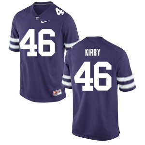 Men's Kansas State #46 Jayd Kirby Purple High School Jersey 846249-305