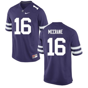 Men Kansas State Wildcats #16 Matthew McCrane Purple Stitch Jersey 731893-770