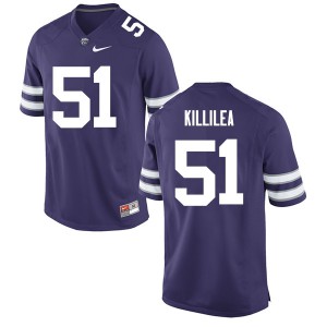 Mens KSU #51 Tom Killilea Purple Football Jerseys 882376-259