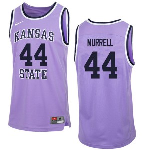 Men Kansas State Wildcats #44 Willie Murrell Purple Retro NCAA Jerseys 169055-405