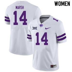 Women KSU #14 Max Marsh White High School Jerseys 818677-200