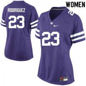 Women's KSU #23 Bernardo Rodriguez Purple Football Jersey 911590-115