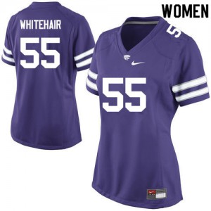 Women's Kansas State University #55 Cody Whitehair Purple Alumni Jerseys 743081-446