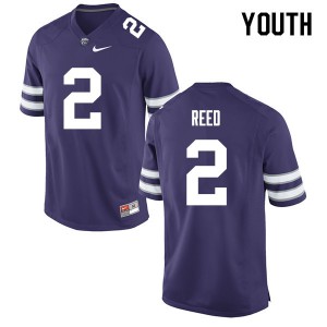 Youth K-State #2 D.J. Reed Purple College Jersey 203470-451