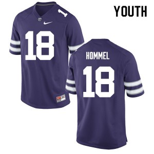 Youth KSU #18 Eric Hommel Purple Player Jerseys 851235-384