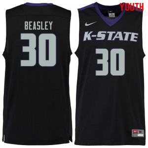 Youth K-State #30 Michael Beasley Black Player Jersey 865534-312