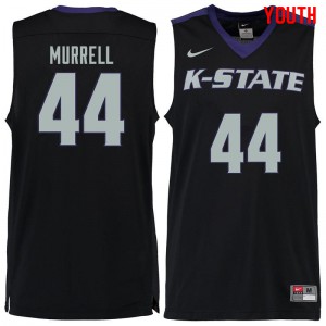 Youth Kansas State Wildcats #44 Willie Murrell Black College Jerseys 721713-858