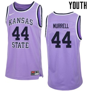 Youth Kansas State Wildcats #44 Willie Murrell Purple Retro Alumni Jersey 461434-194